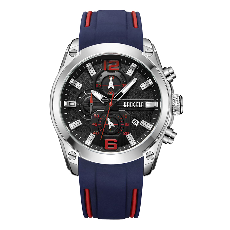 Baogela Chronograph Analog Quartz Watch с датой