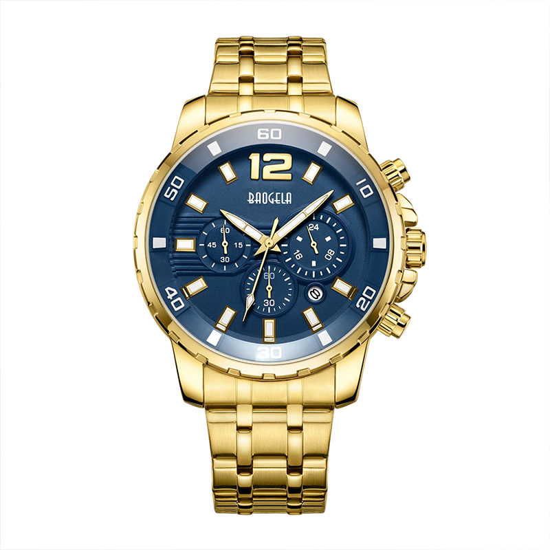 Baogela Quartz Men Men Gold Watch Top Brand Luxury Army Army Watch Watch Clock Men Relogio Masculino Business The Ristatch 22700